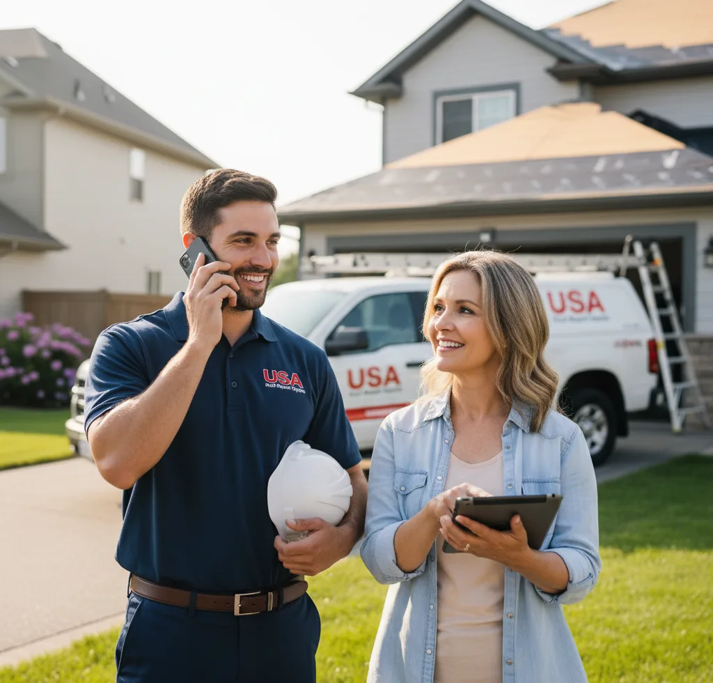 USA Roof Repair Experts customer support in Posen